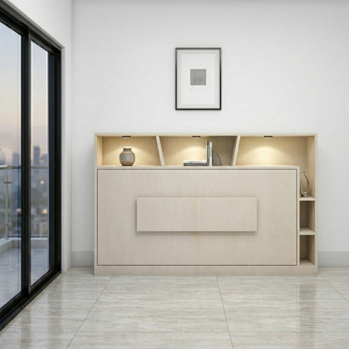 Electra B – Compact Horizontal Wallbed with Storage