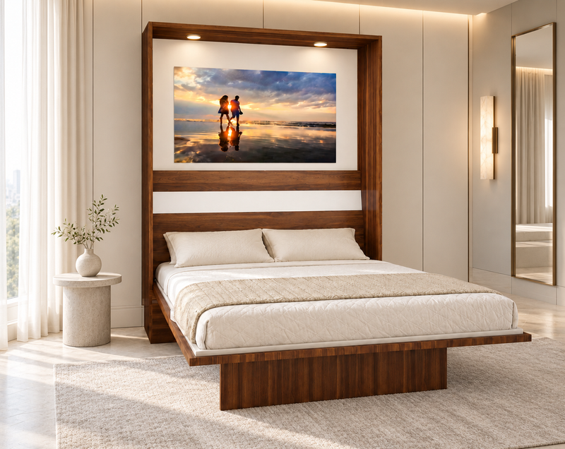 Neptune C – Wallbed with Storage Unit & Seating